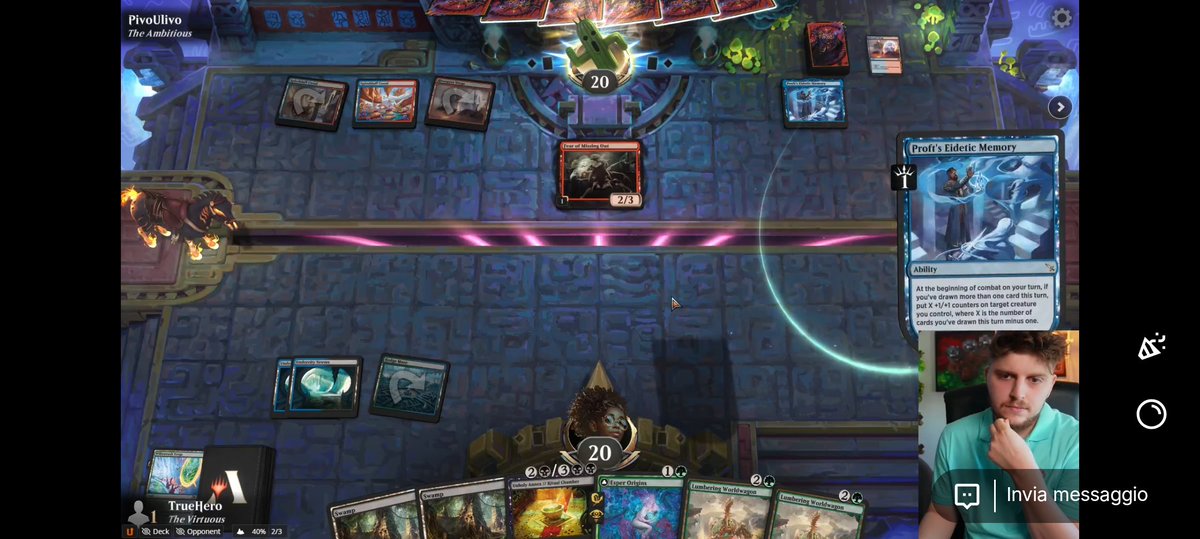 Marco Vassallo (@isthattruehero) on Twitter photo Trying my soup against a real deck and a too strongo player! <a href="/del_pivo90/">PivoUlivo</a> 
twitch.tv/isthattruehero… Trying my soup against a real deck and a too strongo player! <a href="/del_pivo90/">PivoUlivo</a> 
twitch.tv/isthattruehero…