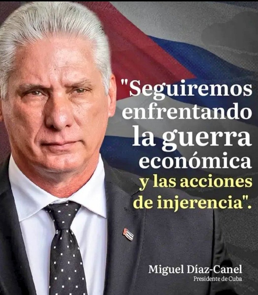 Adriana (@adrianarojasqba) on Twitter photo No es la primera vez ni será la última que la Revolución Cubana se enfrenta a su “momento más difícil”, aunque siempre nos parecerá que nada puede ser peor que lo que enfrentamos en el instante que lo enfrentamos.<a href="/DiazCanelB/">Miguel Díaz-Canel Bermúdez</a>
#CubaEstáFirme
#CubaVencerá No es la primera vez ni será la última que la Revolución Cubana se enfrenta a su “momento más difícil”, aunque siempre nos parecerá que nada puede ser peor que lo que enfrentamos en el instante que lo enfrentamos.<a href="/DiazCanelB/">Miguel Díaz-Canel Bermúdez</a>
#CubaEstáFirme
#CubaVencerá