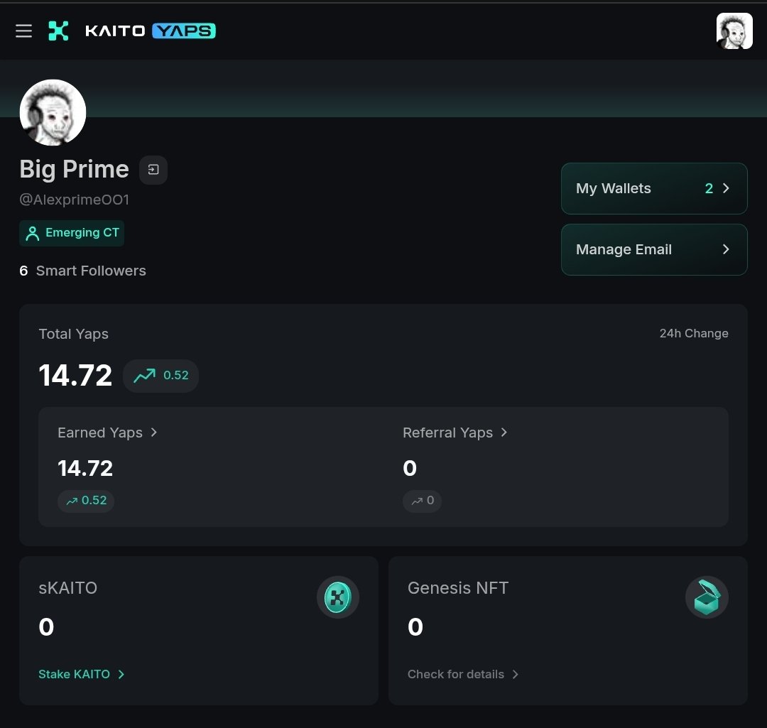 AlexprimeOO1's tweet image. My Honest take on the @KaitoAI Tokenized Attention Meta (Information Finance)
If you are new to the Yapping Culture pls read this.
🧵
In the past we have seen several meta come and go, like the Utility token, Depin, RWA Meta, Nft Meta, Memecoin cycle, Ai Agents etc some of…
