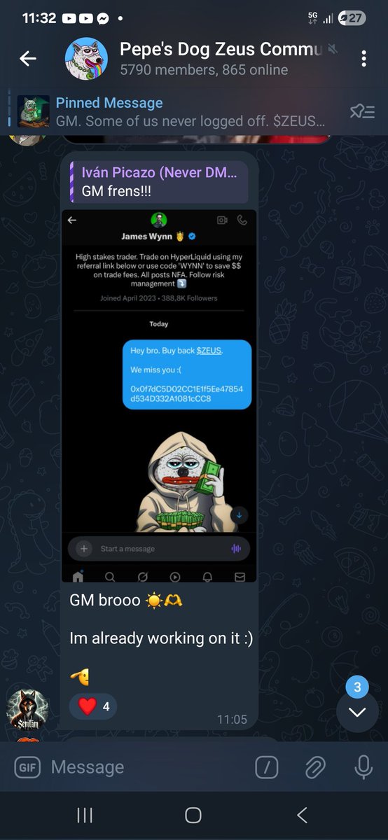 AdamTroszcyk's tweet image. This how desperate the fake zeus is He dies and in desperation must ask someone to buy it . 

The real zeus is alright and doing well 
The right CA 
0x4d4574f50dd8b9dbe623cf329dcc78d76935e610