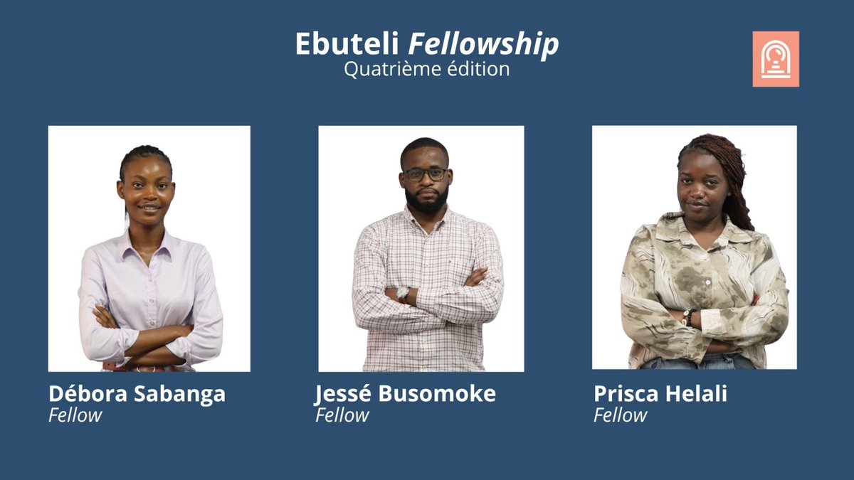 ebuteli's tweet image. 🌟@ebuteli est ravi de vous présenter les fellows de la 4e édition de son programme #EbuteliFellowship ! 🌟

Pendant six mois, ils contribueront à nos recherches sur la redevabilité, le suivi de l’action gouvernementale et les réformes en cours. 

Découvrez nos jeunes fellows 👌