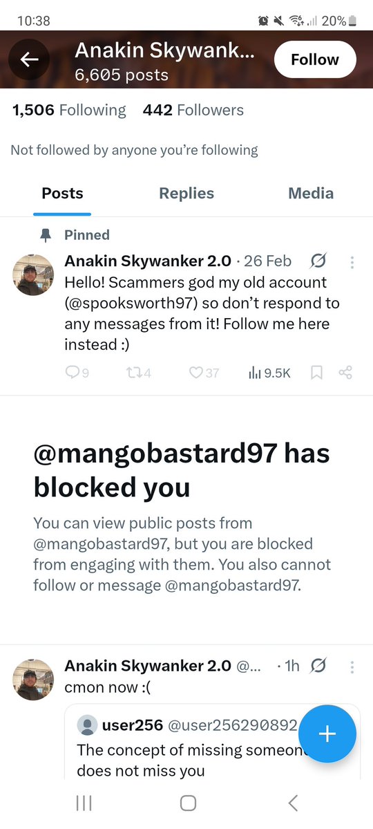 nightrider20244's tweet image. Why do wankers have a go at you then block you instantly before you can even answer back thats the 3rd one today 🙈