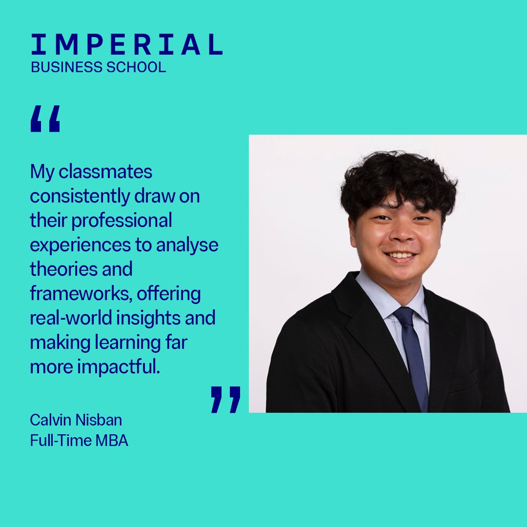 ImperialBiz's tweet image. Have you ever wondered what it’s like to study at Imperial Business School? We take learning beyond just academic theory - it is applied, global and focused on transforming your career. 💼🌍
👉 Discover our programmes: imprl.biz/415iynK
#ImperialBusinessSchool #MSc #MBA
