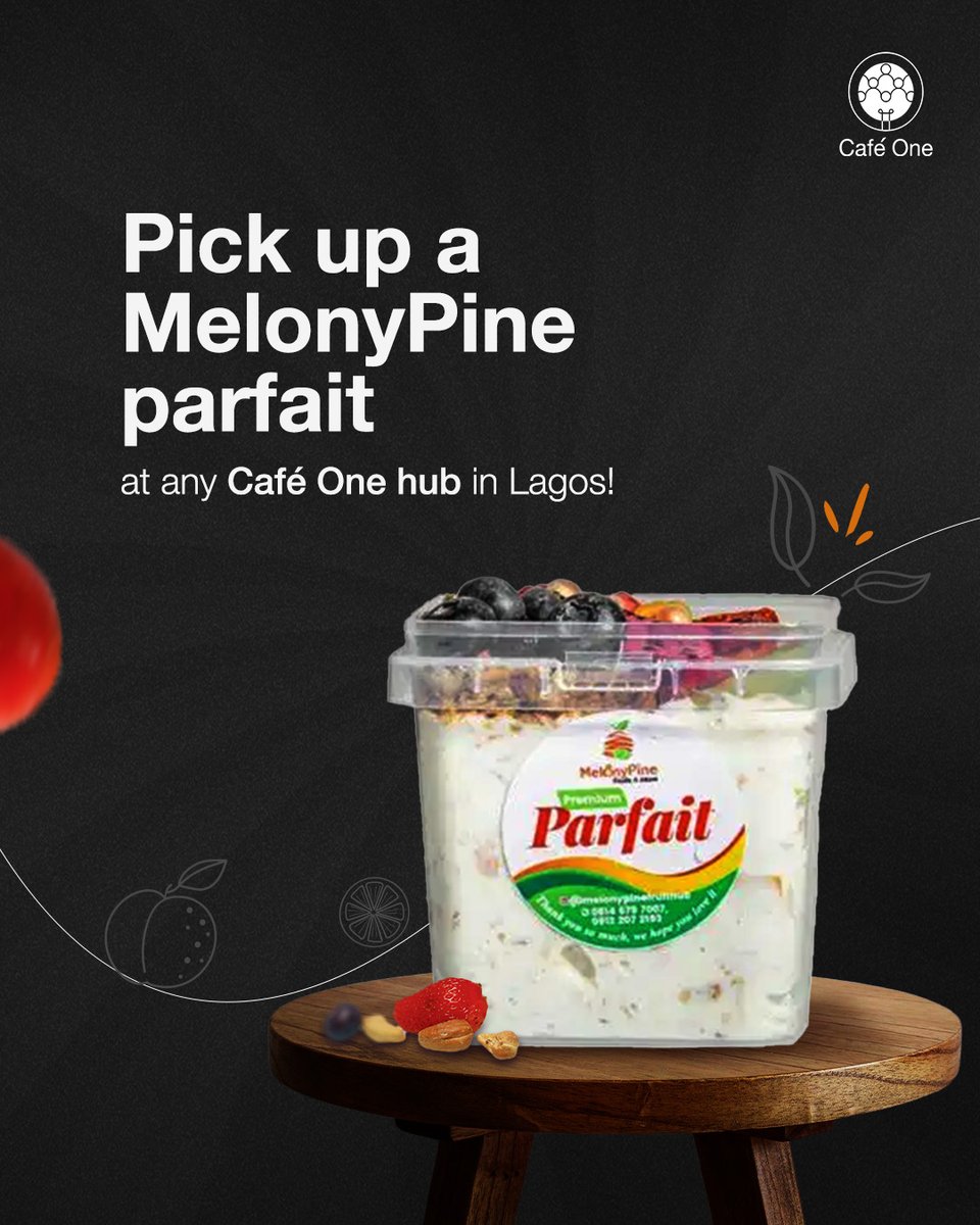 Cafeonenig's tweet image. Your favorite parfait - MelonyPine - is now listed at Café One! 🚀
Enjoy all the richness Melonypine parfait has to offer at Café One✨
This will not only level up your Café One experience but also your tastebuds will be very pleased😌
You can now walk into any Café One hub in…