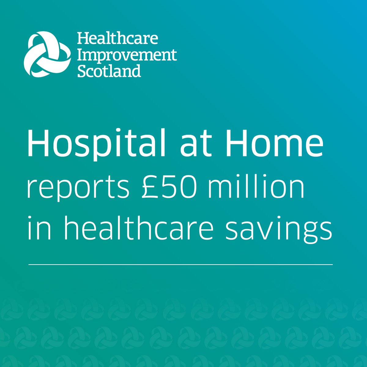 Latest figures published today show that Hospital at Home services in Scotland have prevented more than 15,500 people having to stay in hospital for treatment, resulting in healthcare savings of more than £50 million.

Link to the report is in the comments.