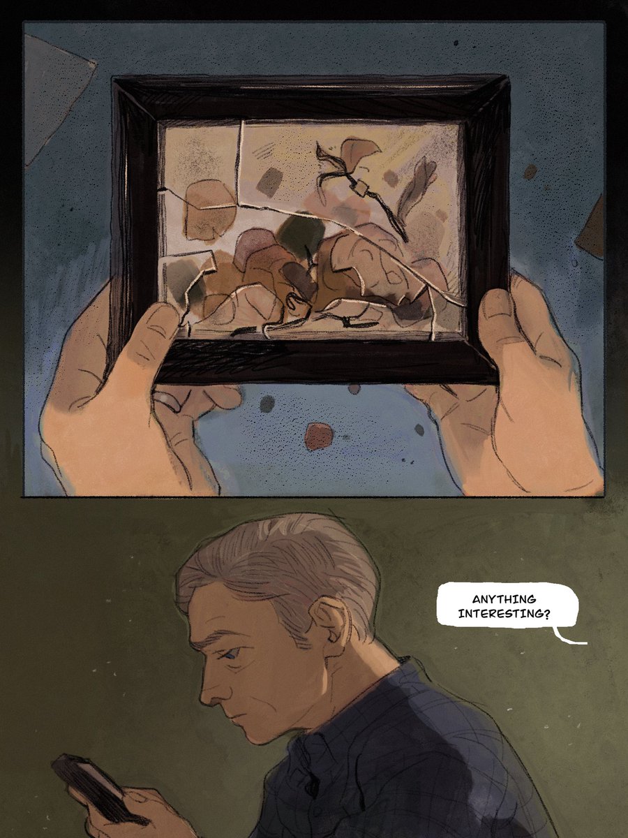 #Sherlock #johnlock 
干花相框
发生在S4E3，221B重建期间的插曲（1/3）