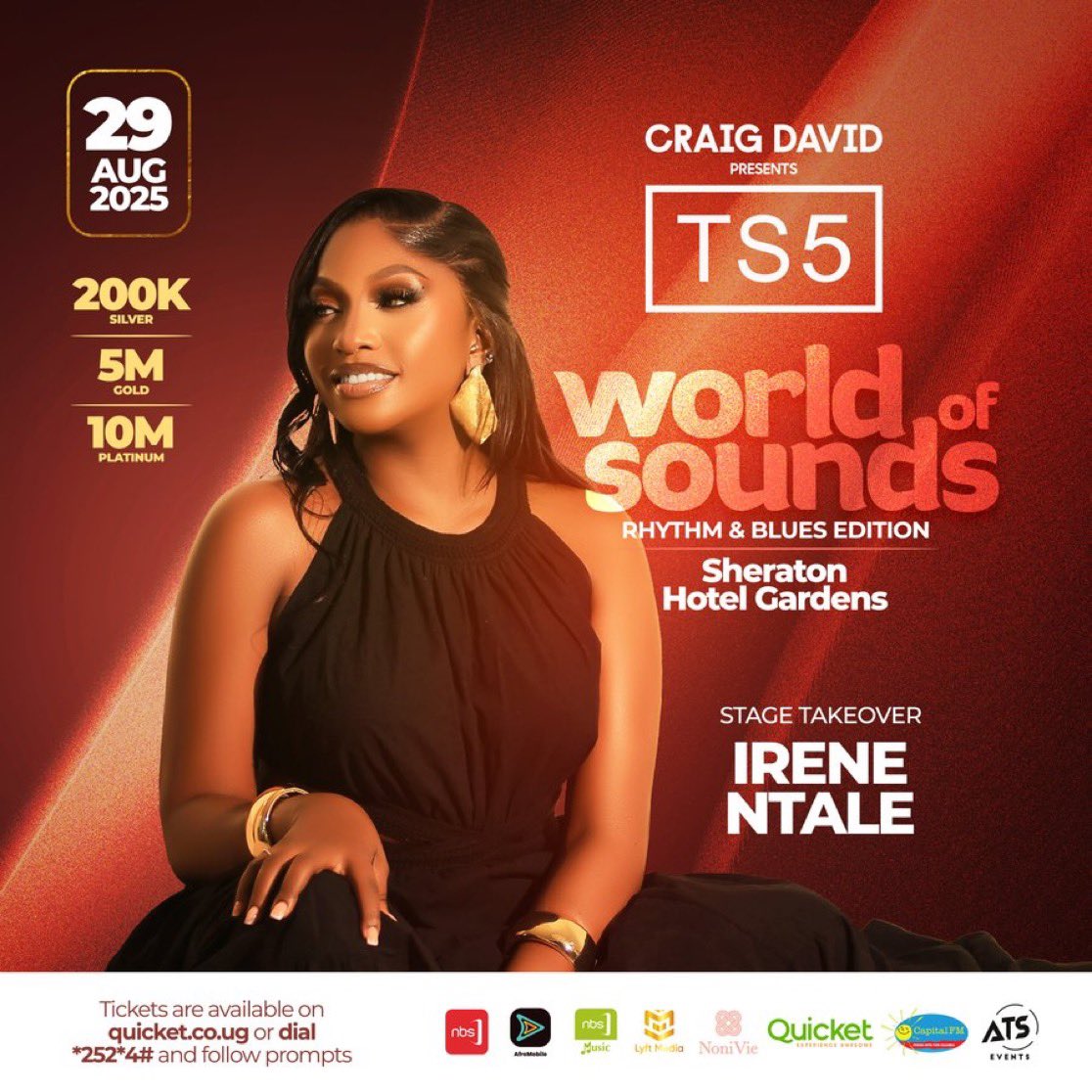 kingFahad_17's tweet image. This August 2025, the legendary @CraigDavid lands in Uganda.
Expect timeless hits. Expect magic. Expect a night to remember.
📍 Sheraton Hotel Gardens
#WorldOfSounds is calling.
Confirmed Ugandan talents 🇺🇬
• @Irenentale
• Jamal Wasswa
• @AnknownProsper
Get your ticket…