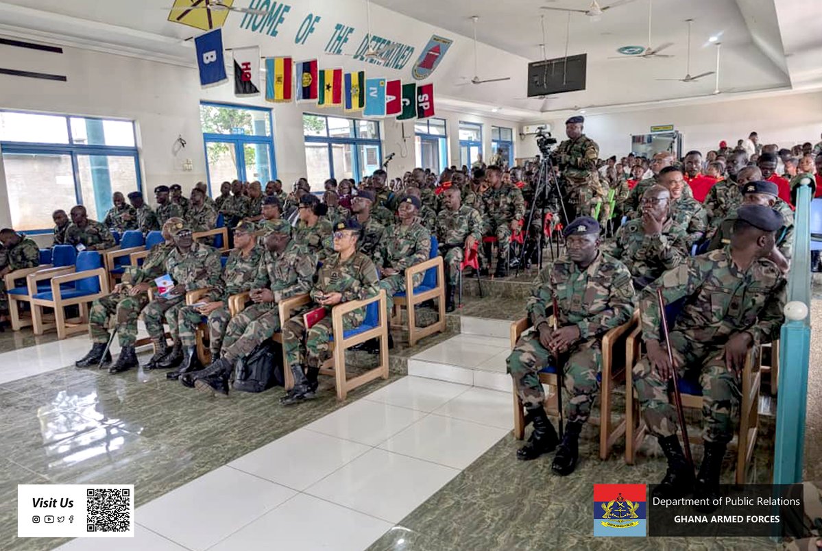 GhArmedForces's tweet image. The Chief of the Defence Staff (CDS), Lieutenant General William Agyapong, has paid an operational visit to the 4 Garrison.
gafonline.mil.gh/publication/ne…
