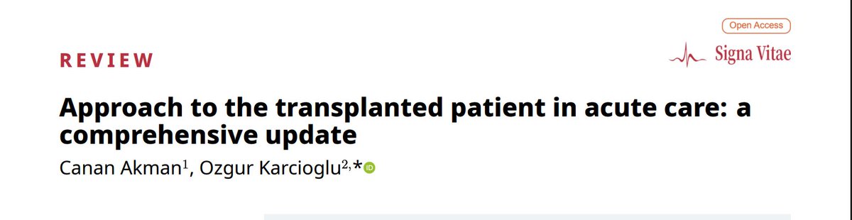 MRE_signavitae's tweet image. 🚨 Solid organ transplant patients in the ED? 

🩺Don’t miss this comprehensive update on diagnosis, infection management, drug interactions &amp;amp; organ-specific pitfalls

A must-read for emergency &amp;amp; acute care teams

🔗signavitae.com/articles/10.22…

#TransplantMedicine #EmergencyMedicine