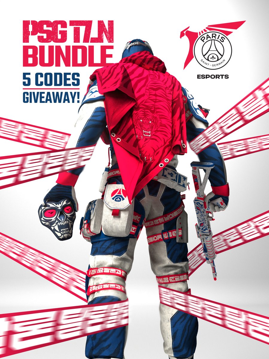 psgtalonr6's tweet image. You showed up for us during Stage 1, now it’s our turn! 

To say thanks, we’re giving away 5 PSG TLN Bundle codes to 5 lucky winners!

📍 Follow @psgtalonr6 &amp;amp; @PSGeSports 
❤️ Like this tweet
👯 Tag your duo in the comments

Giveaway ends July 30, 2025!