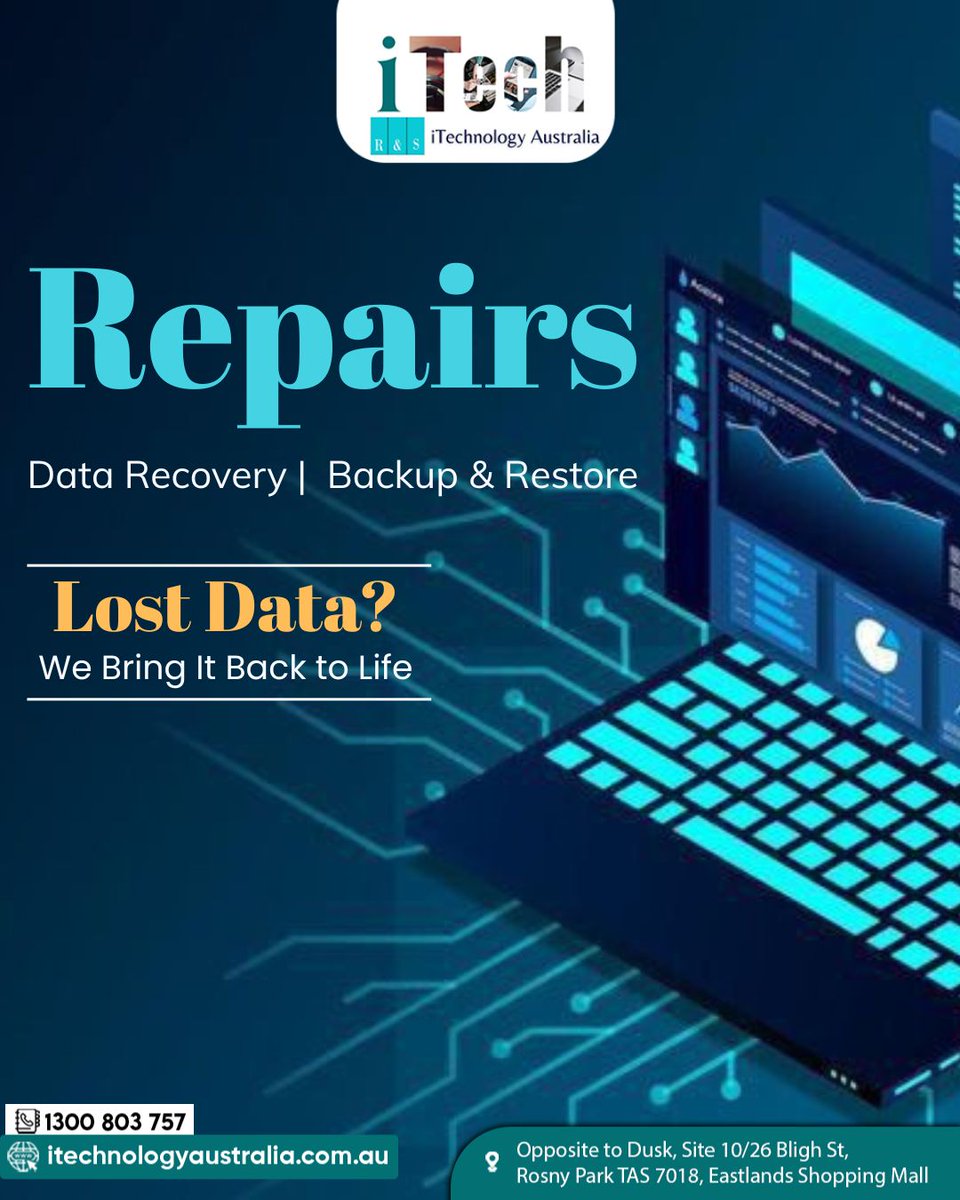 iTechnolog80189's tweet image. Lost important files? Don’t worry — iTechnology Australia is here to help you bring your data back to life. 

Website: itechnologyaustralia.com.au
☎️1300 803 757

#datarecovery #lostdata #itechsupport #itechrepair