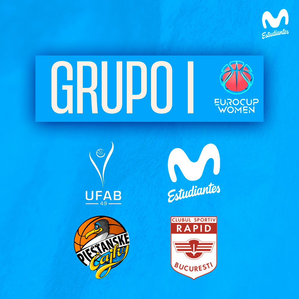 MovistarEstu's tweet image. ‼️ Ya conocemos a nuestros rivales para @EuroCupWomen de la temporada 2025-26. 🖤
Estamos en el Grupo I junto a:
➡️ UFAB49 (Francia) 🇫🇷
➡️ Piestanske Cajky (Eslovaquia) 🇸🇰
➡️ CS Rapid Bucuresti (Rumanía) 🇷🇴
🗓️ Calendario próximamente
👇 Más info
movistarestudiantes.com/femenino/grupo…