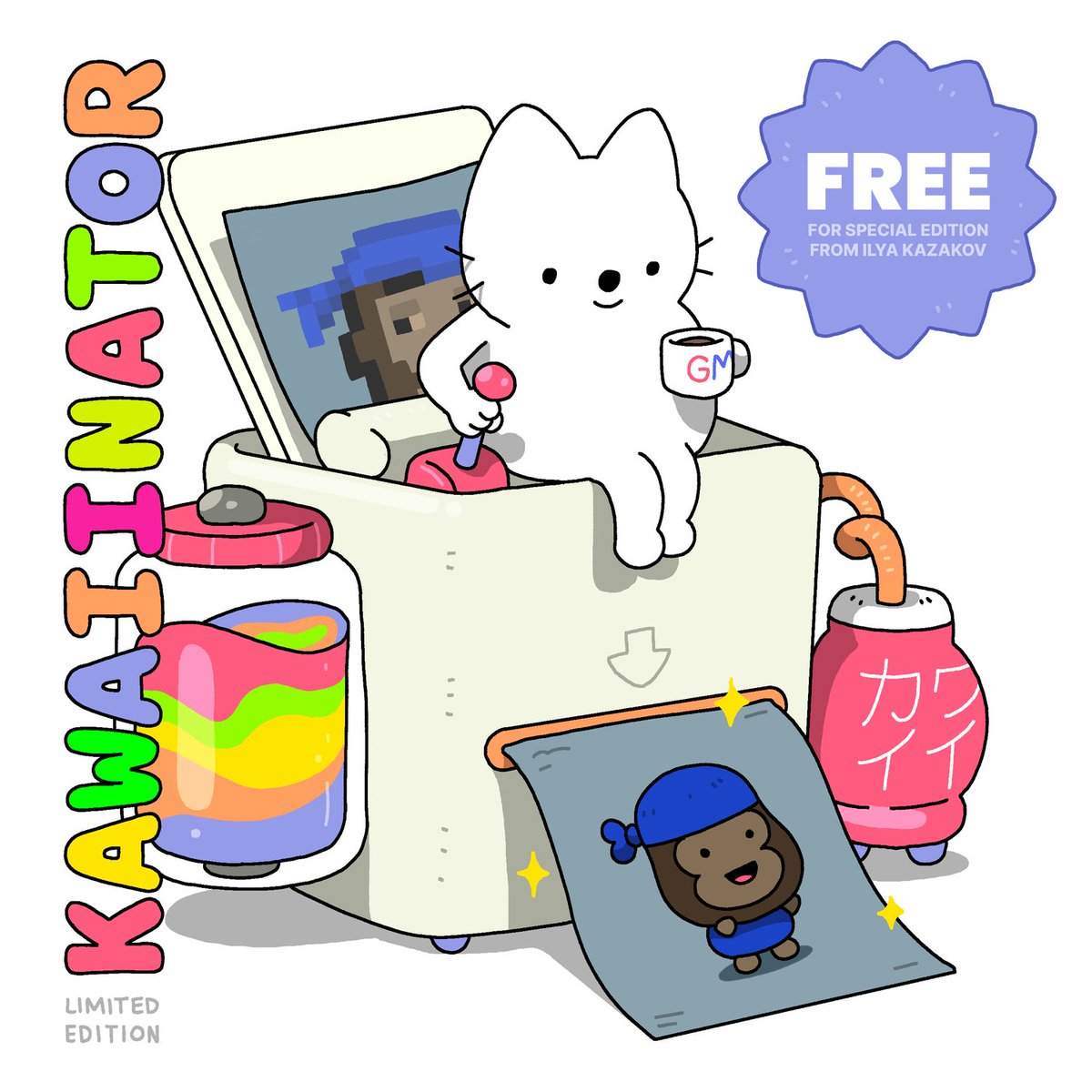 Kawaiinator [ON] — temporarily in FREE mode! ✍️🎨
Drop your PFP, follow, like &amp; repost — I’ll pick a few to redraw!
