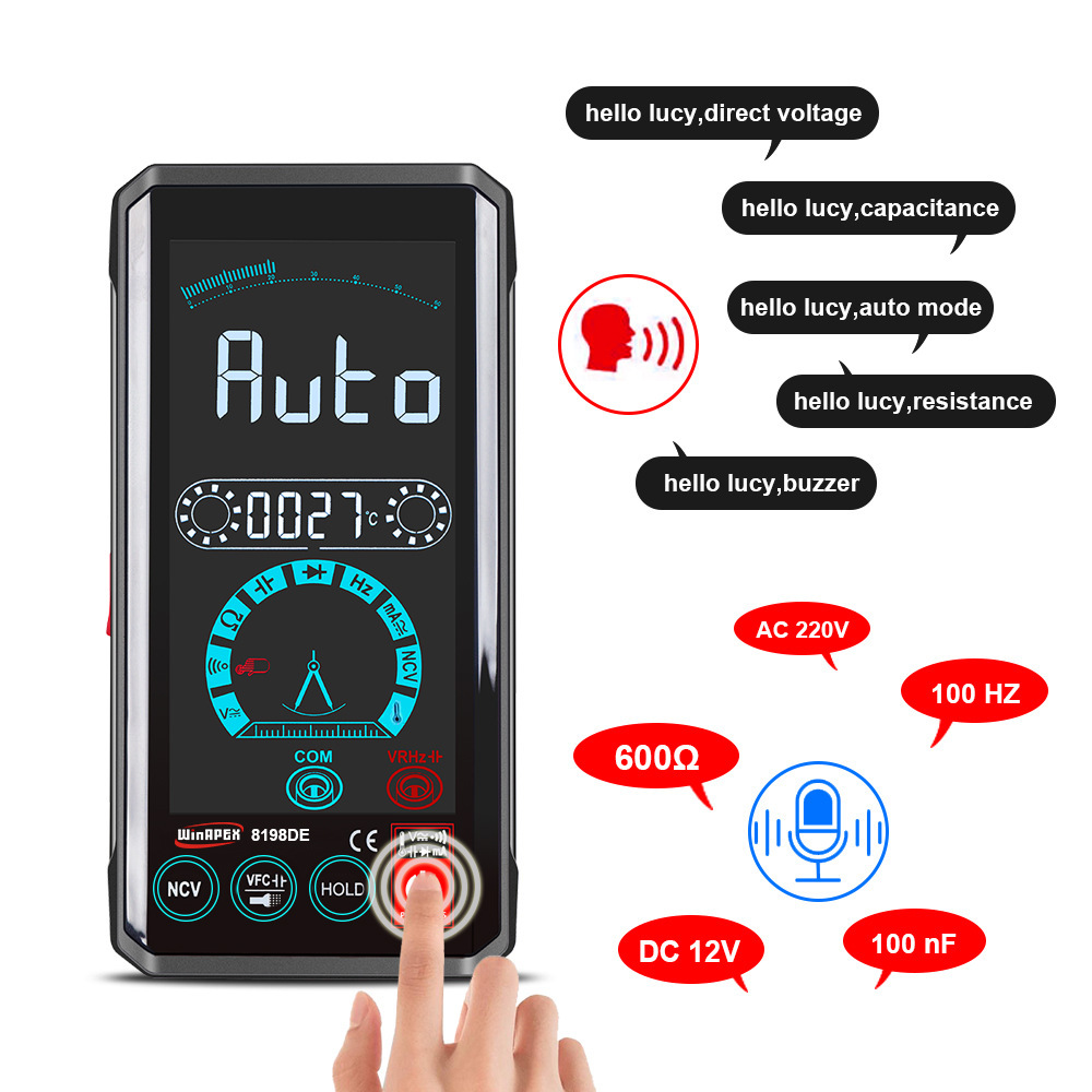 epeng7954's tweet image. Touch Screen Multimeter,  WinAPEX 198S
Triple display, Color screen display,
Fully automatic identification scan measurement.
Automatic recognition of current jack.
Voice gear prompt and measurement.   
Email:  epeng7954@gmail.com    
Phone/Wechat: +86 15779881376
#Multimeter