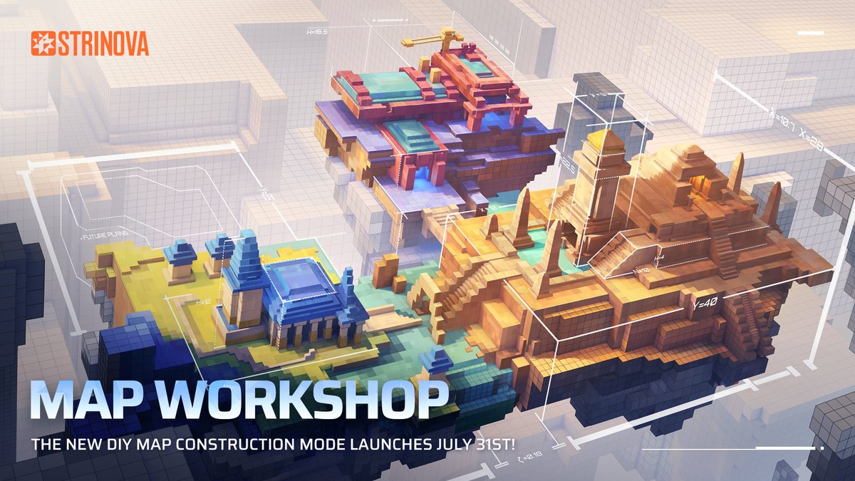 Strinova_EN's tweet image. 🏠Map Workshop - First Look! 🗺️
Design, share, and conquer! The Map Workshop is arriving on July 31st! 🚀
Build your dream battlegrounds and challenge the world! 🌏
⏰ Mark your calendars!
Download Strinova and start creating:
▷ Epic: store.epicgames.com/en-US/p/strino…
▷ Steam:…