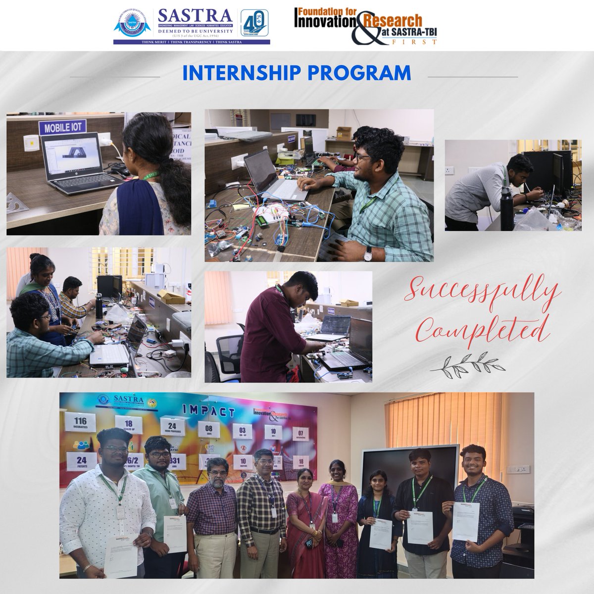 🎉 Internship Program Successfully Completed! 🎉

We are thrilled to share that FIRST TBI has successfully completed a 1-month internship program! 🚀

👏 Kudos to all the students for their passion and commitment to mastering future technologies!