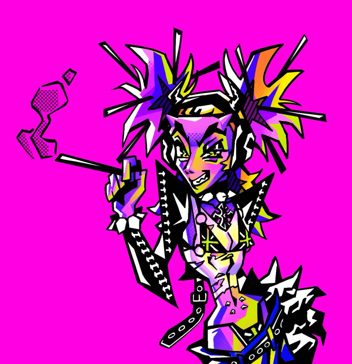 introducing one of my ocs, roid rage!!
#artidn