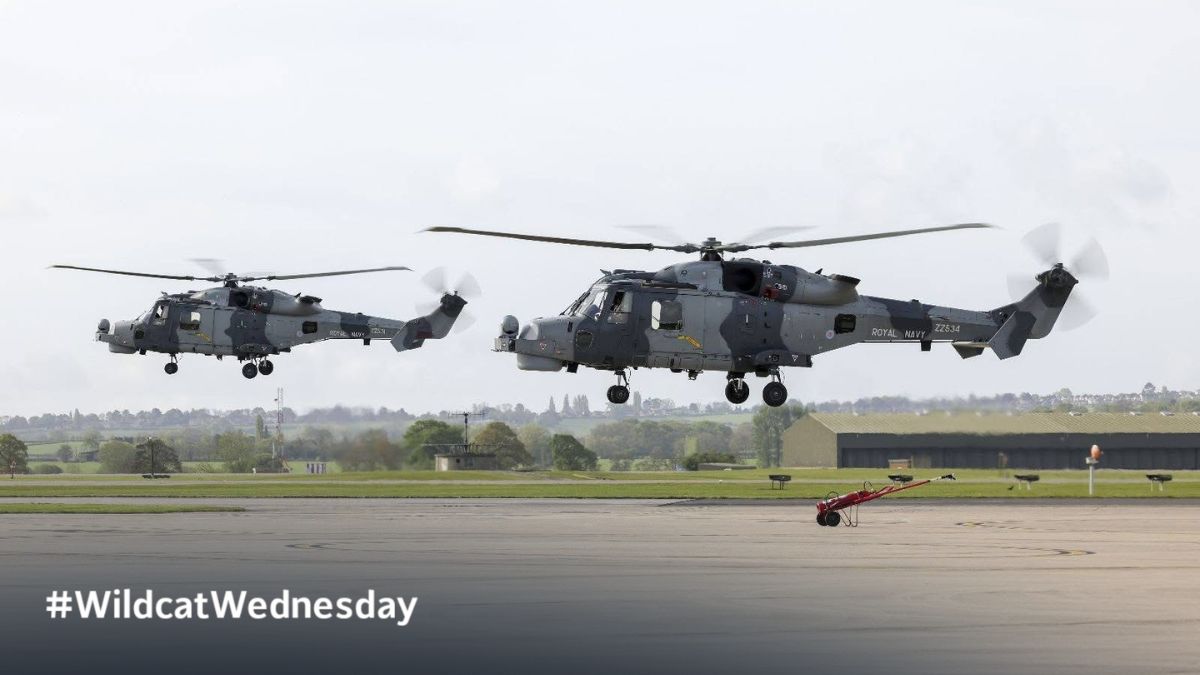 Leonardo in the UK 🇬🇧 (@leonardo_uk) on Twitter photo #AW159 Wildcats at <a href="/RNASYeovilton/">RNAS Yeovilton</a> from the <a href="/RNBlackCats/">The Black Cats</a>, <a href="/815NAS/">815 Naval Air Squadron</a> and <a href="/825NAS/">825 Naval Air Squadron</a> hangar. 🚁
#WildcatWednesday #AW159 Wildcats at <a href="/RNASYeovilton/">RNAS Yeovilton</a> from the <a href="/RNBlackCats/">The Black Cats</a>, <a href="/815NAS/">815 Naval Air Squadron</a> and <a href="/825NAS/">825 Naval Air Squadron</a> hangar. 🚁
#WildcatWednesday
