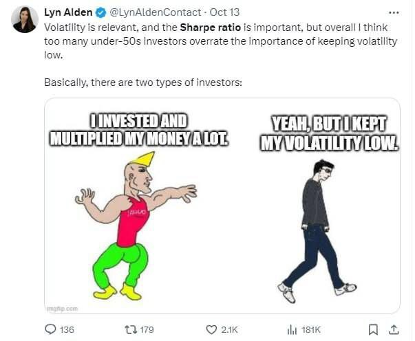 Route2FI's tweet image. On CT, you see it every day. People measure their wealth by how much money they have at a certain age. Or by how many crypto cycles they've been through. But is it the best way to measure it?
Typically, you see two kinds of people: the steady saver & the guy who risks big every…