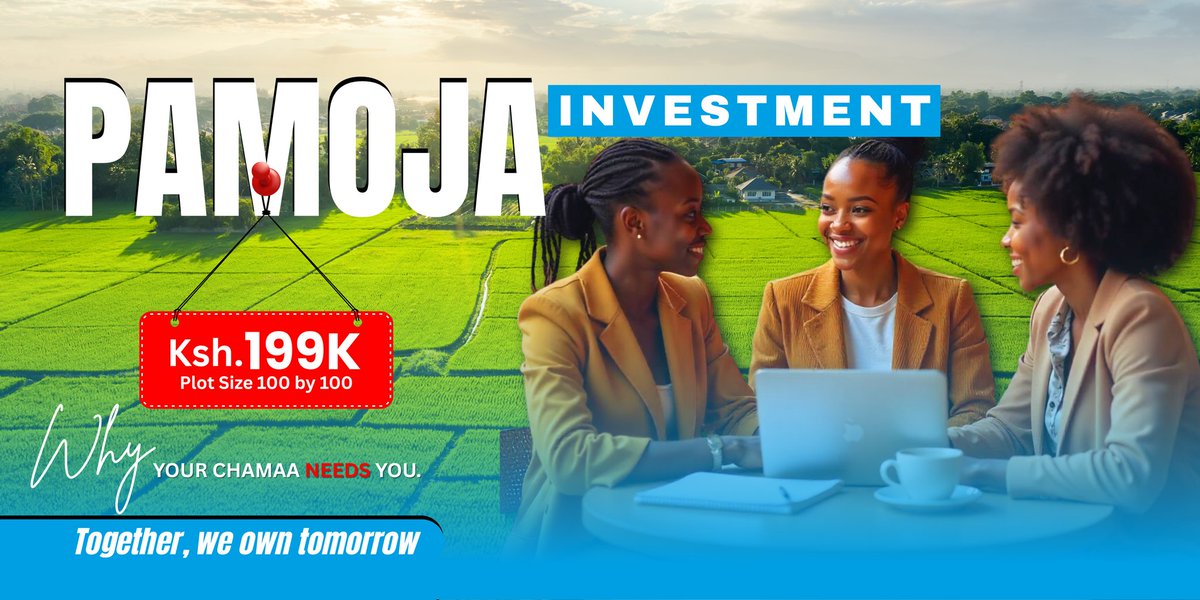 EpicPrimeKe's tweet photo. Your chama can own a plot in 90 days. Yes, seriously.

⏱️ What if your chama stopped just saving and started owning?
PAMOJA INVESTMENT helps you and your team structure land purchases with flexible group payment plans, full transparency, and trusted title delivery. https://t.co/5lybFQQbZt