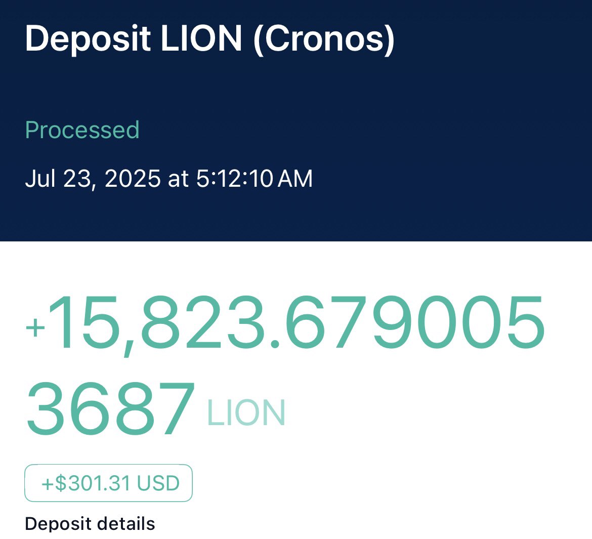 CryptoMADness π¦π» (@cryptomad_cro) on Twitter photo GM π
Nice start to the day <a href="/LoadedLions_CDC/">Loaded Lions</a> airdrop of $LION received.
Thank you π€©
#crofam #Airdrops #BTC #CryptoMarket GM π
Nice start to the day <a href="/LoadedLions_CDC/">Loaded Lions</a> airdrop of $LION received.
Thank you π€©
#crofam #Airdrops #BTC #CryptoMarket