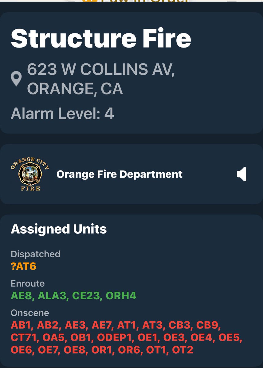 NightshiftWorkr's tweet image. 4th alarm structure fire 🔥
#Orange #OrangeFireDept
#PulsePoint