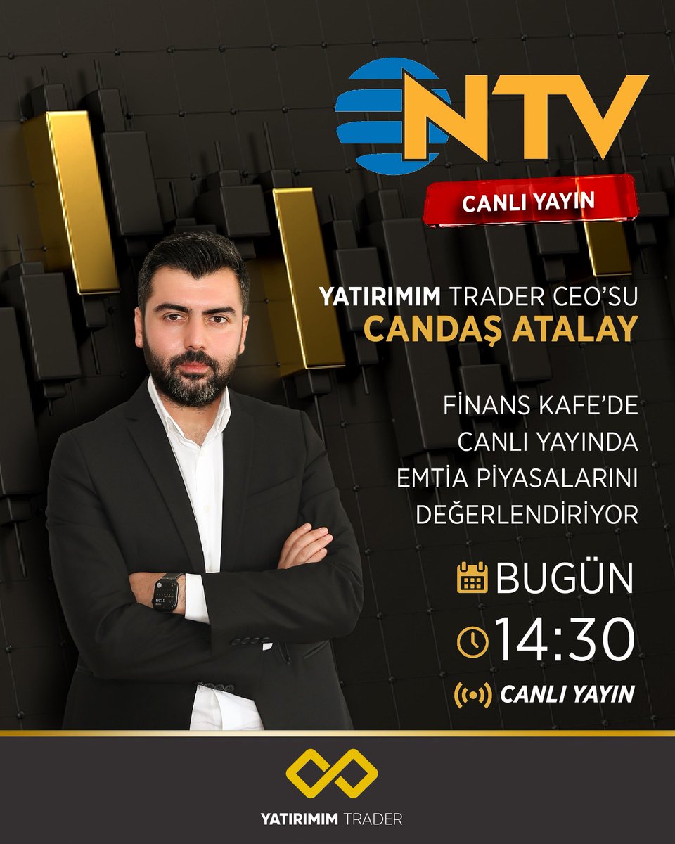 📺 Yatırımım CEO’su Candaş Atalay NTV’de Benel Yalçın’a konuk oluyor!

📊 Gündemde neler var?
🔹 Altın fiyatlarında son gelişmeler
🔹 Küresel ekonomik dinamikler

📅 23 Temmuz Çarşamba
⏰ 14:30
📍 NTV ekranlarında canlı yayında!

🚀 Piyasaların nabzını birlikte tutalım!
