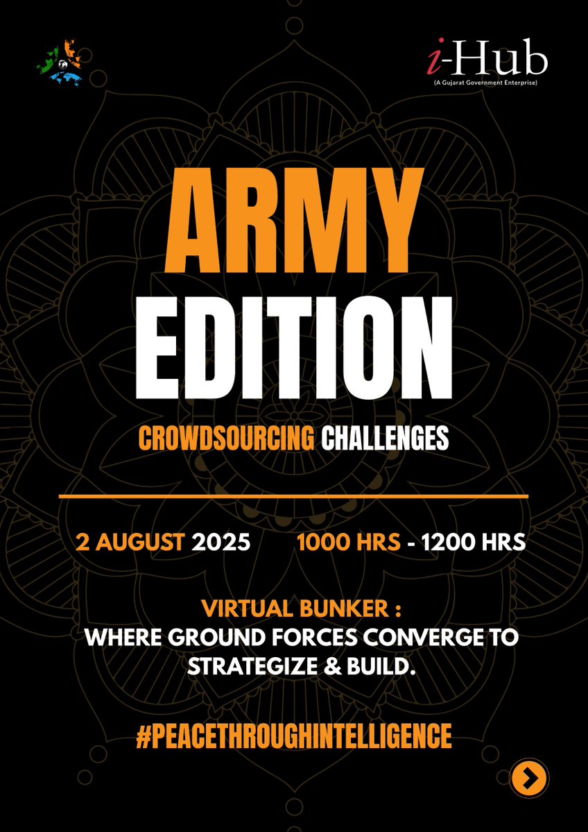 iHub (@ihubgujarat) on Twitter photo India’s first National Security Startup Summit Series launches with a singular mission in a strategic alliance with i-Hub Gujarat as the Core Ecosystem Partner, powered by <a href="/GlobalEyeInt/">Global Eye Intelligence</a>
Apply. Partner. Join the Mission.
🔗 globaleyeintelligence.com/gen4s India’s first National Security Startup Summit Series launches with a singular mission in a strategic alliance with i-Hub Gujarat as the Core Ecosystem Partner, powered by <a href="/GlobalEyeInt/">Global Eye Intelligence</a>
Apply. Partner. Join the Mission.
🔗 globaleyeintelligence.com/gen4s