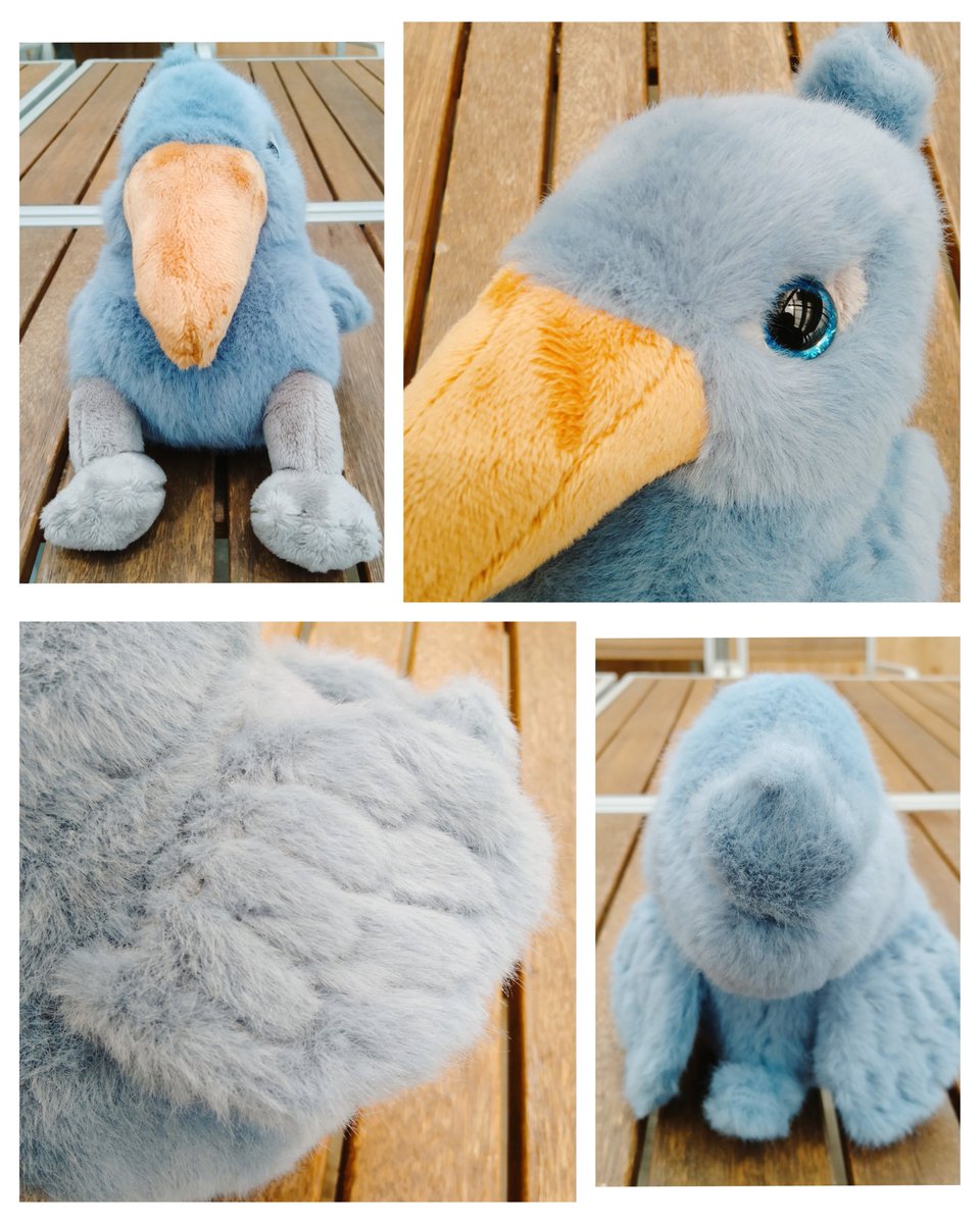 kobe_netshop's tweet image. 本日は「dream ハシビロコウぬいぐるみ」をご紹介❗
キラキラと輝くつぶらな瞳がとってもキュートなハシビロコウのぬいぐるみ🧸
フワフワで柔らかな手触りなのでずっとなでていたくなります😍
ちょこんと座る姿も見ているだけで癒されますね✨
kobe-oukoku.raku-uru.jp/item-detail/18…