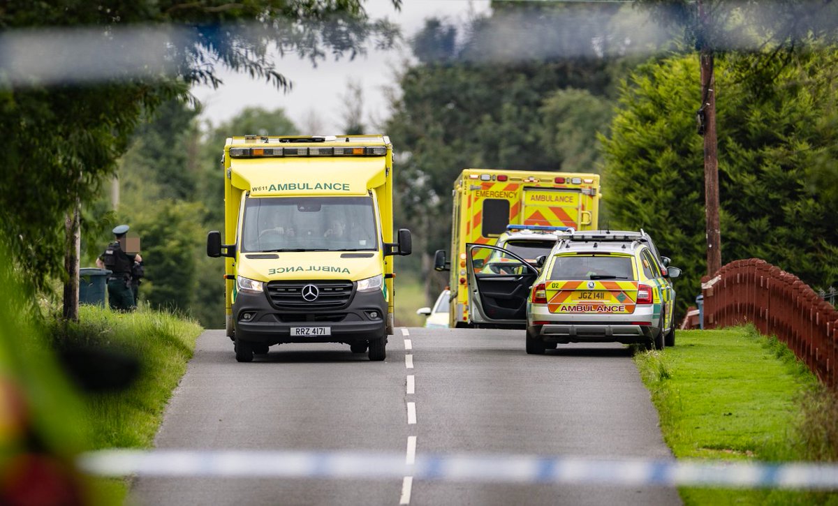 Kevin Scott (@kscott_94) on Twitter photo This is the scene this morning on the Drummeer Road in Maguiresbridge, where a shooting incident has occurred.
I understand at least one person has died at the scene.
The Air Ambulance was tasked shortly after 8:30am <a href="/BelTel/">Belfast Telegraph</a>
belfasttelegraph.co.uk/news/northern-… This is the scene this morning on the Drummeer Road in Maguiresbridge, where a shooting incident has occurred.
I understand at least one person has died at the scene.
The Air Ambulance was tasked shortly after 8:30am <a href="/BelTel/">Belfast Telegraph</a>
belfasttelegraph.co.uk/news/northern-…