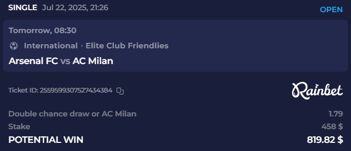 Blue_Footy's tweet image. Let's see what Arsenal have for us this afternoon against Milan.
They are making too much noise already.