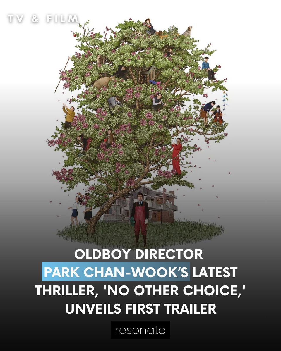 ResonateVoices's tweet image. Park Chan-wook&apos;s latest work, &quot;No Other Choice,&quot; has released its first trailer, offering a glimpse into what promises to be a darkly comic thriller. The film is an adaptation of Donald Westlake’s 1997 novel &quot;The Ax.&quot;

Read more: weareresonate.com/2025/07/oldboy…