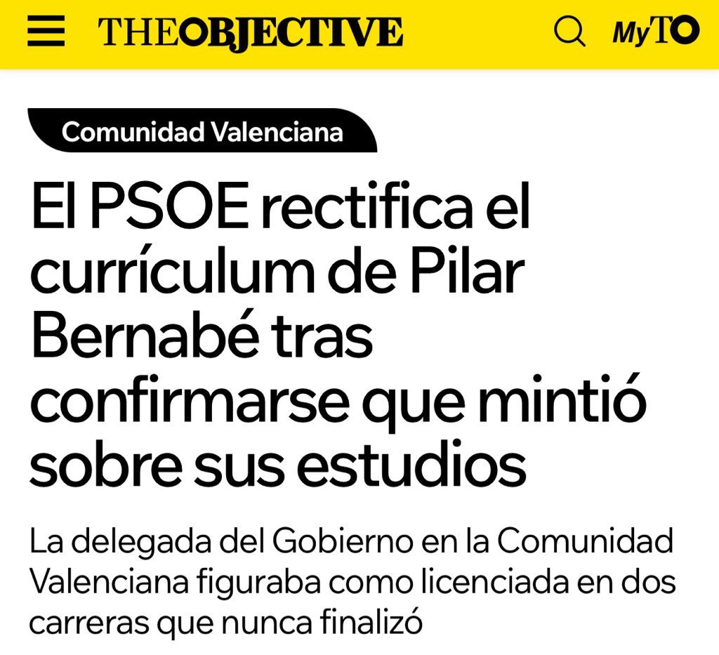 Mario🇪🇸 (@maarioderueda) on Twitter photo <a href="/patxilopez/">patxilopez</a> Patxi hablando de curriculums falsos y de BOE a la venta cuando:
➡️Pilar Bernabé, DG en Valencia y miembro del Comité Funeral se inventó que tenía 2 carreras y no tenía ninguna!
➡️Sánchez llegó a Moncloa haciendo una amnistía a medida.
Tápate un poco… <a href="/patxilopez/">patxilopez</a> Patxi hablando de curriculums falsos y de BOE a la venta cuando:
➡️Pilar Bernabé, DG en Valencia y miembro del Comité Funeral se inventó que tenía 2 carreras y no tenía ninguna!
➡️Sánchez llegó a Moncloa haciendo una amnistía a medida.
Tápate un poco…