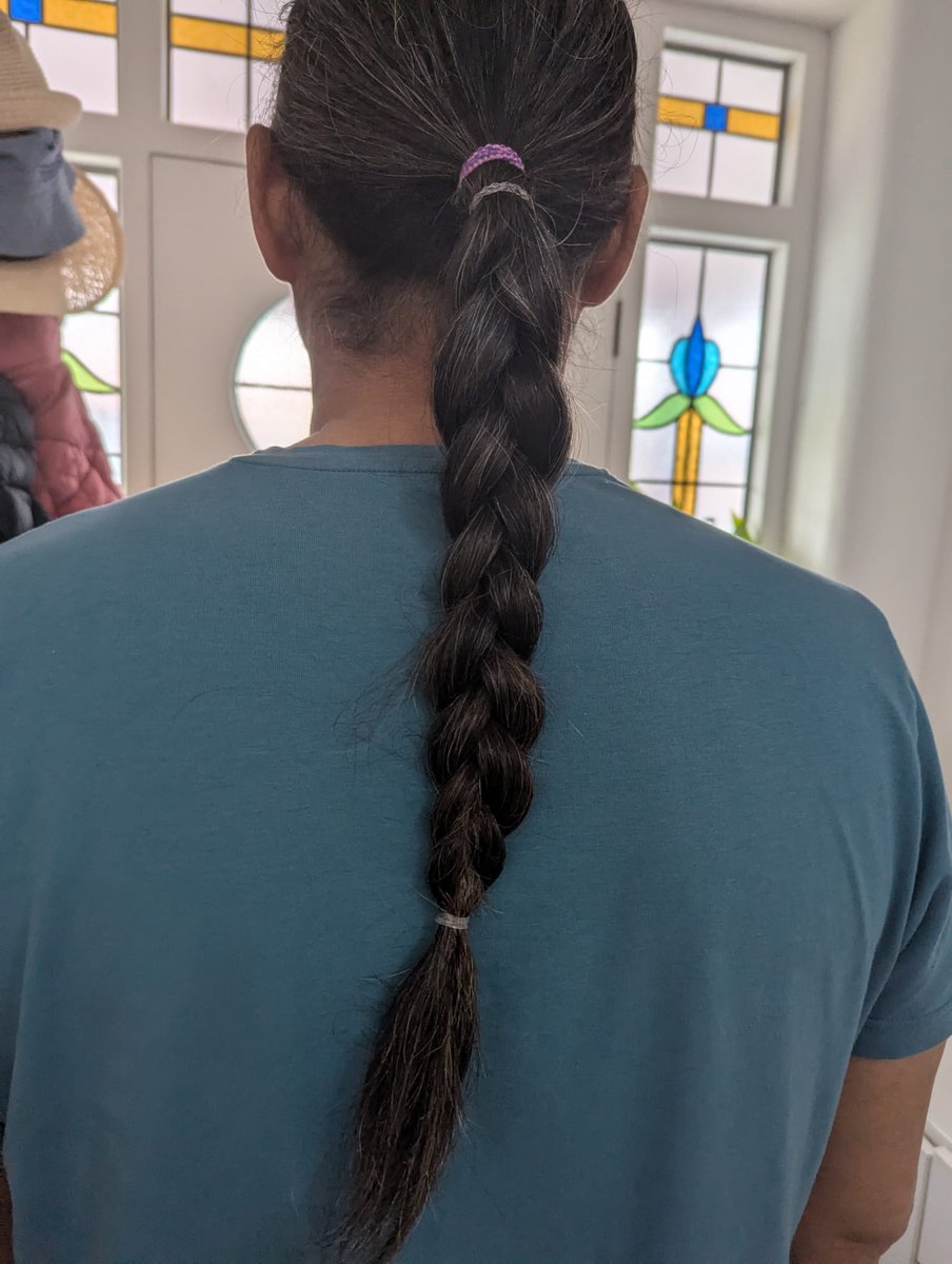 johnyjonyjonjon's tweet photo. It's that time again! With weather warming up (currently raining), I decided to finally donated my 15 inches of hair again to @LPTrustUK. As they ask for no more that 10% of grey, I'm afraid this is probably going to be the last time I can do it. So, so long, long hair! https://t.co/hIahoQsFAB