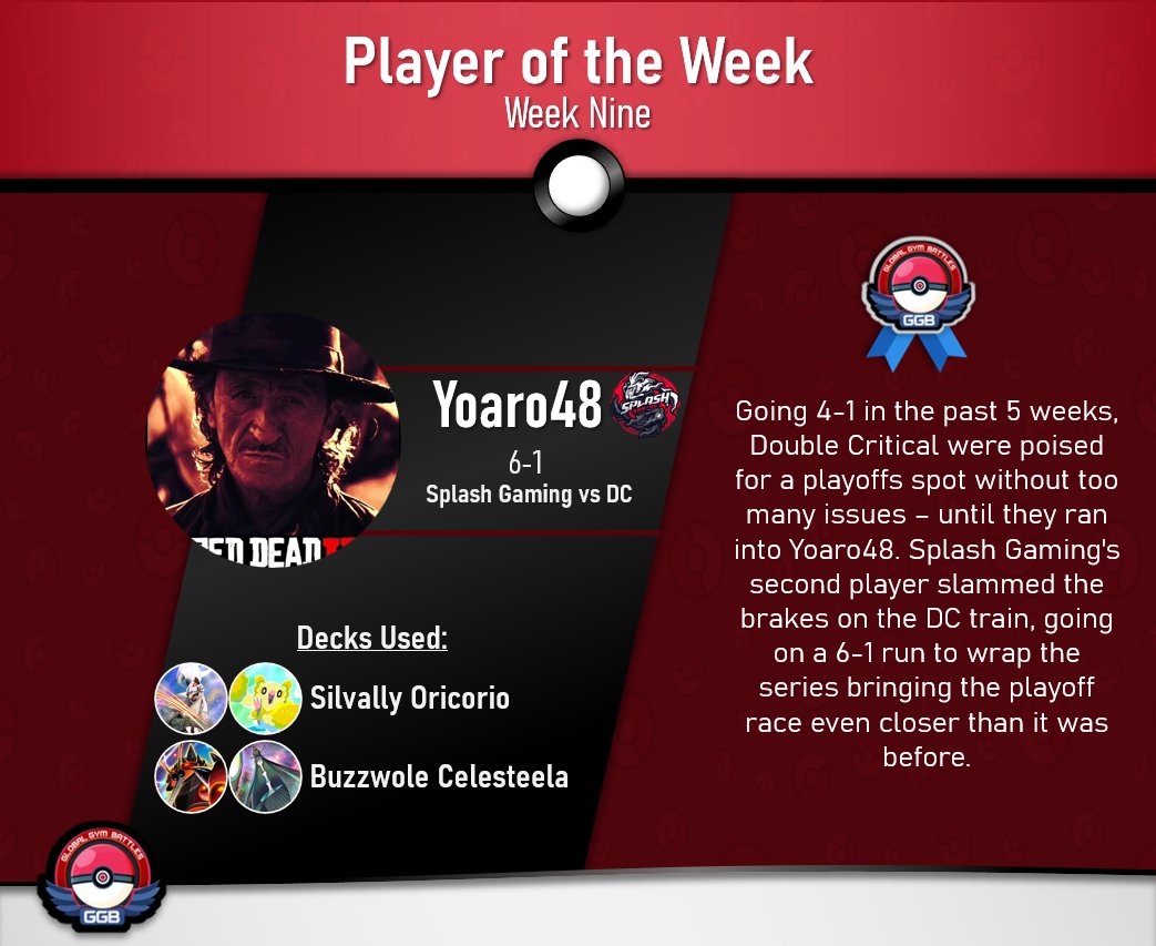 Week 9 POTW A big well done to <a href="/Yoaro48/">Yoaro48</a> for getting player of the week!