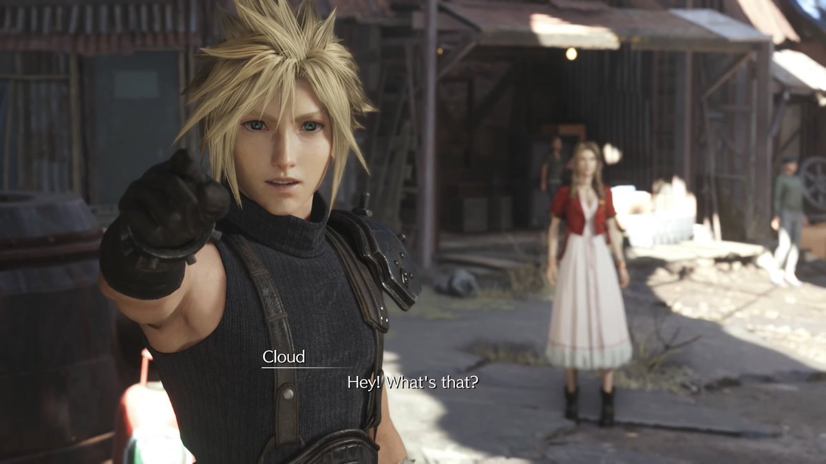 RadiantAntiHero's tweet photo. All those people saying that we will see "dork Cloud" for the first time in Part 3 definitely weren't paying attention to Cloud in Rebirth, lol. https://t.co/a8MbWLVR0N