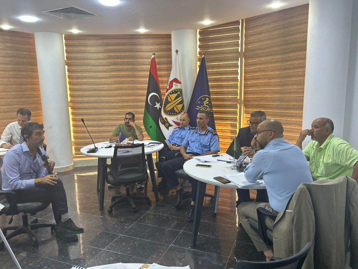 UNODC_MCP's tweet image. @UNODC_MCP is working with 🇱🇾 LCG, GACS, AGO, Customs and Military Prosec. on the development of Monitoring & Reporting SOPs for all
maritime operations. Thanks to @EUinLibya's support 🇪🇺
#Libya #MaritimeSecurity #CapacityBuilding