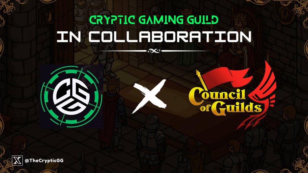 Cryptic Gaming Guild (@thecrypticgg) on Twitter photo WE'RE IN. 🔥
CGG is now officially part of the COG <a href="/CouncilofGuilds/">Guilds Council</a> . The Cryptic rise continues aligned with the top guilds in Web3.
Stronger. Smarter. United. Let’s shake the game! WE'RE IN. 🔥
CGG is now officially part of the COG <a href="/CouncilofGuilds/">Guilds Council</a> . The Cryptic rise continues aligned with the top guilds in Web3.
Stronger. Smarter. United. Let’s shake the game!