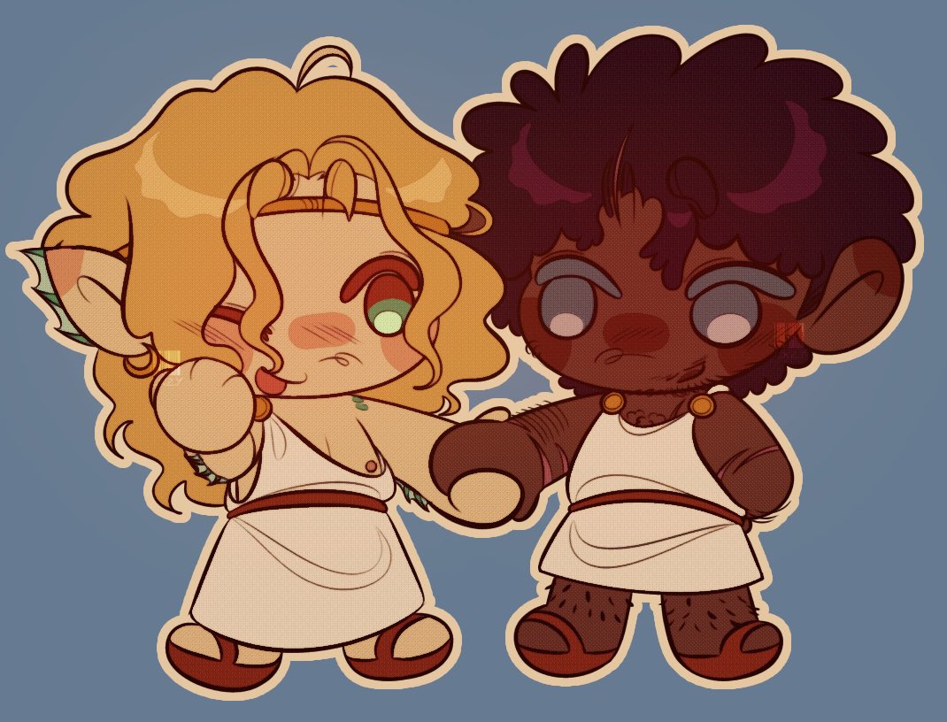 Ellitzzz_wewe's tweet image. Mini Achilles & Patroclus !!
#GreekMythology
