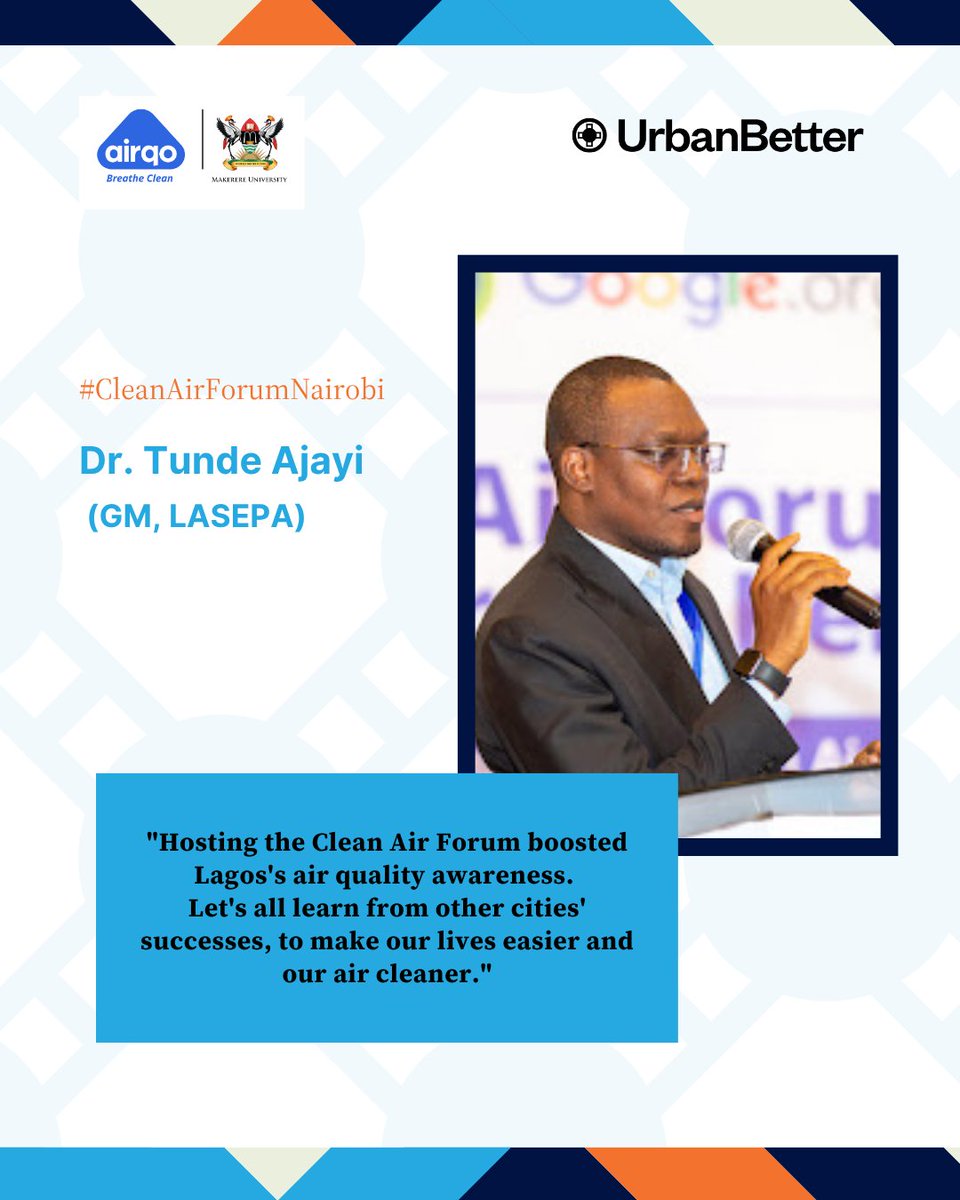 #CleanAirForumNairobi ended on 17 July, but its message lives on. Here are some powerful quotes from the last day that still resonate <a href="/thetundeajayi/">Tunde Ajayi</a>