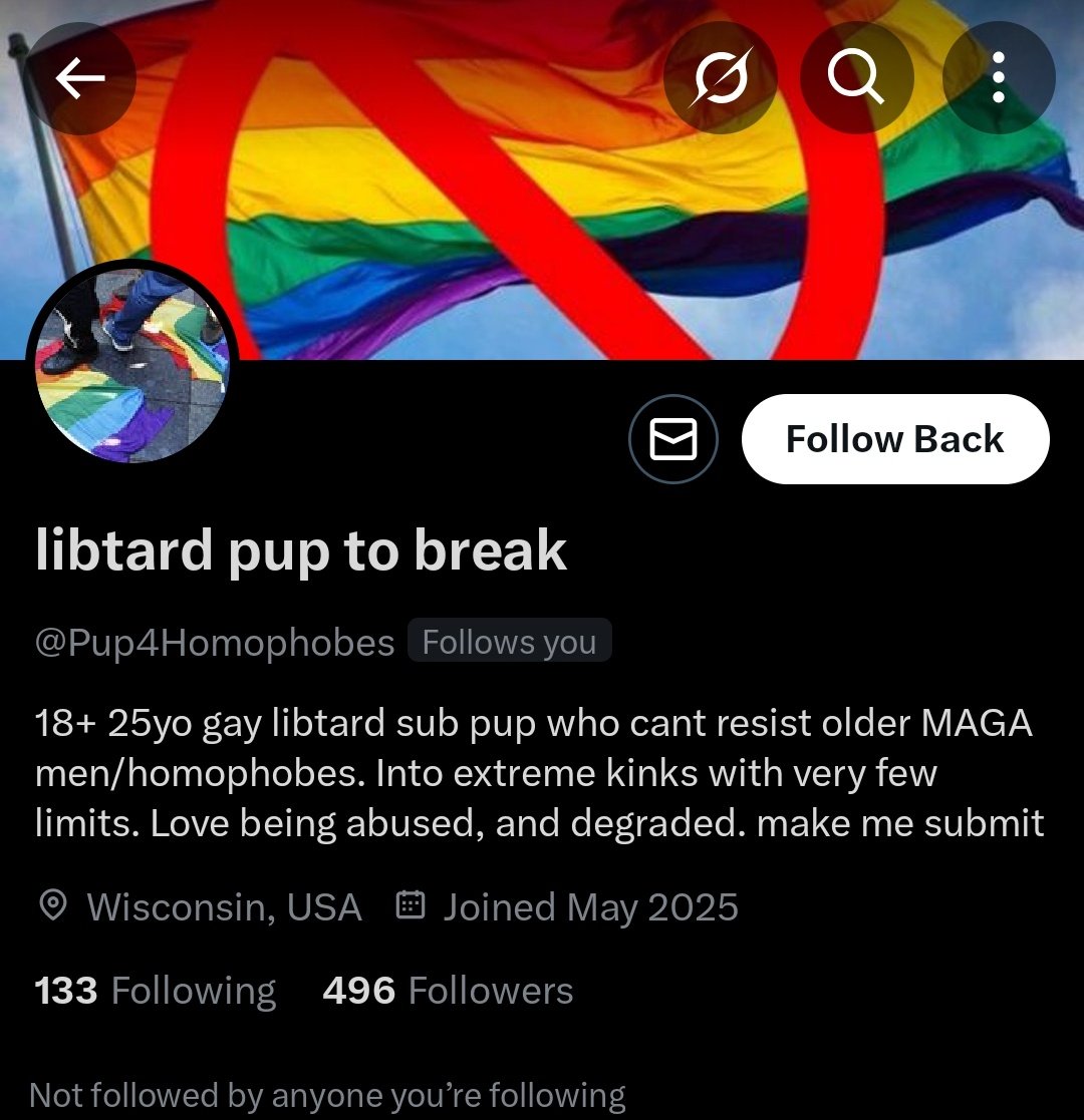Why can't yall be more like this feller? <a href="/Pup4Homophobes/">libtard pup to break</a> 

He's a good son and yall need to follow his lead!