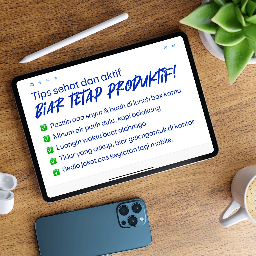 Kadang, yang bikin kerjaan lancar bukan cuma sinyal stabil, tapi juga badan yang fit dan otak yang seger 💪🌿

Di musim pancaroba kayak gini, jangan lupa jaga kesehatan biar tetep produktif ya!

#WeAreMore