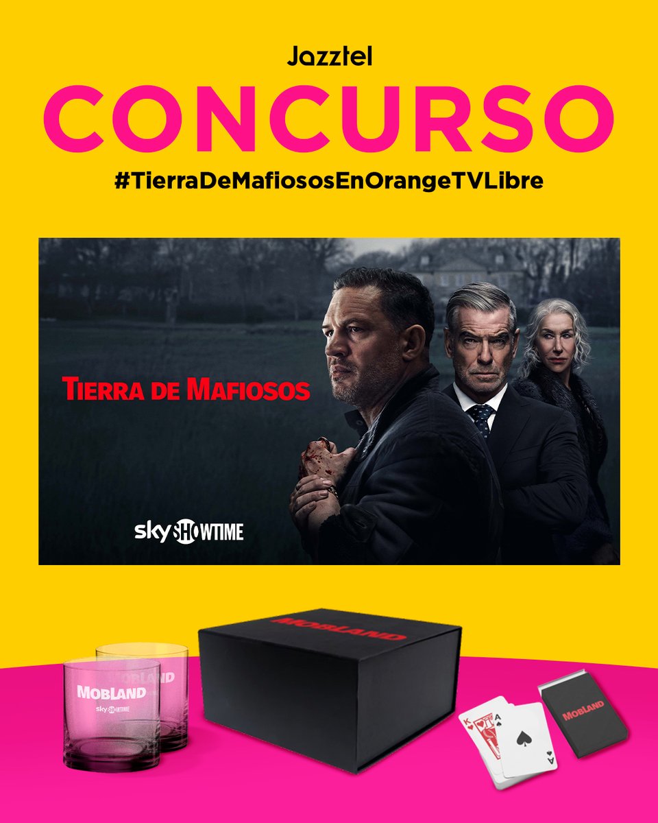 Jazztel España (@jazztel_es) on Twitter photo CONCURSO
¿Has visto ya #TierraDeMafiosos de SkyShowTime?
Participa y gana 1 de los 3 packs:
Sigue a <a href="/jazztel_es/">Jazztel España</a> y <a href="/SkyShowtime/">SkyShowtime</a>
🔁 Haz RT
💬 Si necesitaras que alguien te salvara de un buen lío, ¿a quién llamarías?
#️⃣ HT #TierraDeMafiososEnOrangeTVLibre
BL bit.ly/TierraDeMafios… CONCURSO
¿Has visto ya #TierraDeMafiosos de SkyShowTime?
Participa y gana 1 de los 3 packs:
Sigue a <a href="/jazztel_es/">Jazztel España</a> y <a href="/SkyShowtime/">SkyShowtime</a>
🔁 Haz RT
💬 Si necesitaras que alguien te salvara de un buen lío, ¿a quién llamarías?
#️⃣ HT #TierraDeMafiososEnOrangeTVLibre
BL bit.ly/TierraDeMafios…
