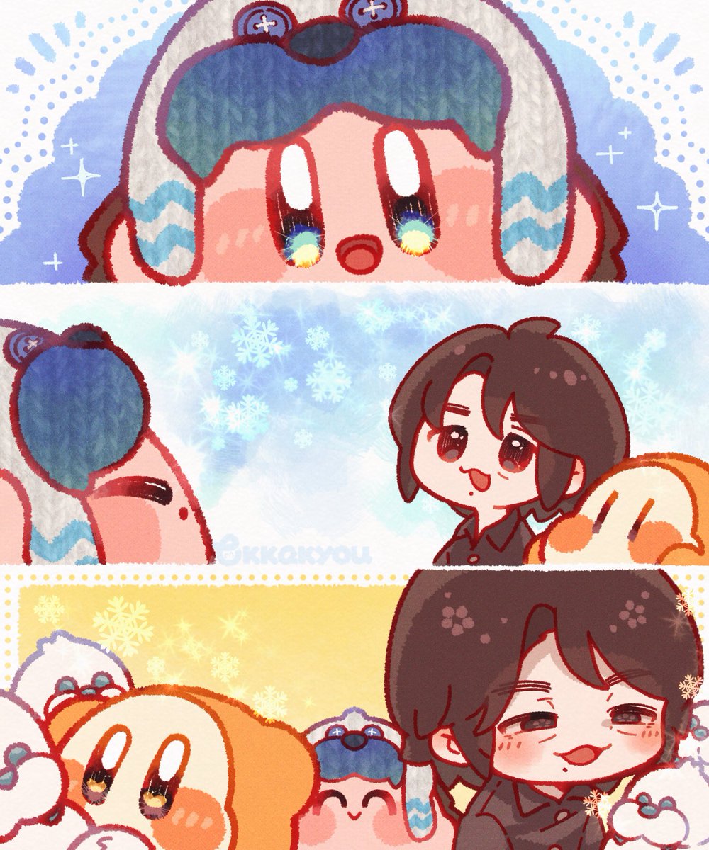 Tokkakyou's tweet image. フロストアイスカービィ。