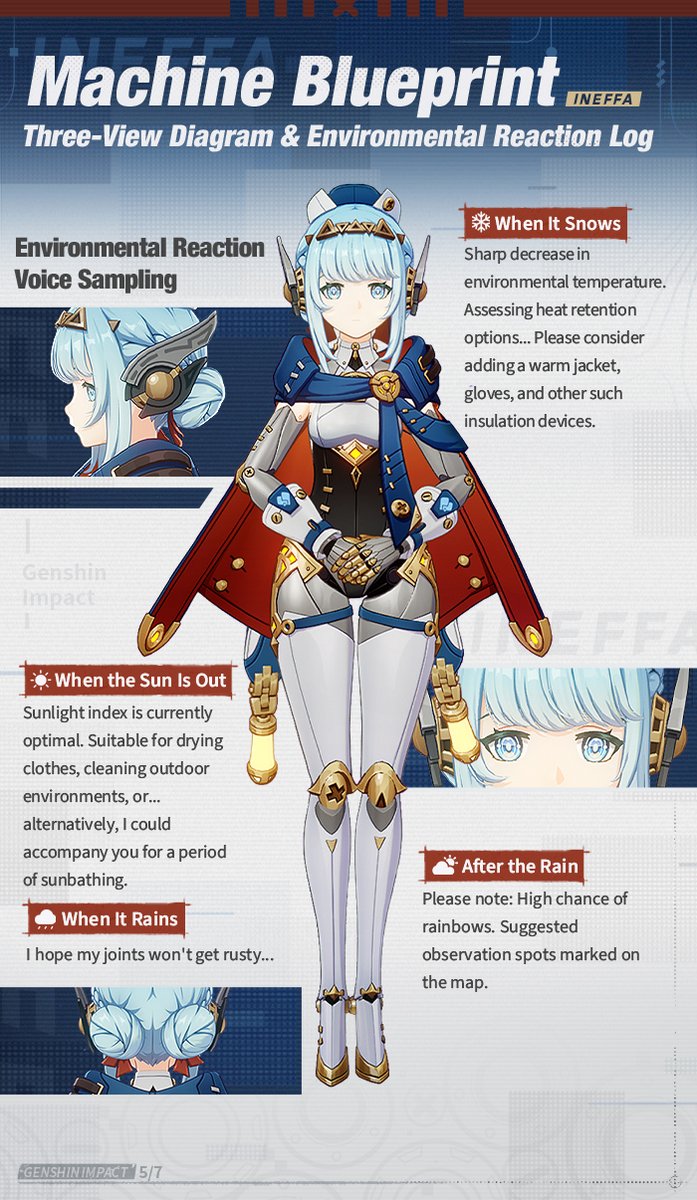 GenshinImpact's tweet image. Character Introduction — "Boom Boom Thunderwave" Ineffa
#GenshinImpact #Ineffa #GenshinImpact5ꓸ8
In a corner of Nod-Krai's Clink-Clank Krumkake Craftshop filled with gears and spare parts, an old manuscript lies half-hidden. Its surface is covered in oil stains and its edges…