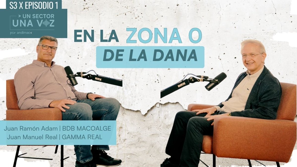 "Estoy vivo gracias a Andimac" 💥
Juan Manuel Real y Juan Ramón Adam comparten su experiencia en la DANA. Un episodio que no deja indiferente.
🎧 Escúchalo completo:
YouTube: youtu.be/ZhjnL4FRnIA
Spotify: open.spotify.com/episode/6tcBio…
Ivoox: go.ivoox.com/rf/152655575
#DANA