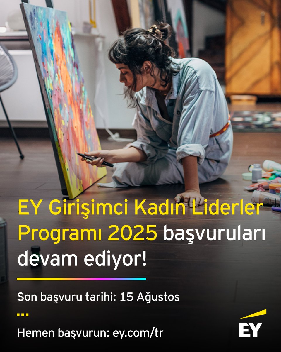 EY Girişimci Kadın Liderler Programı 2025 başvuruları devam ediyor!🌍💼
 
Küresel bir ağın parçası olmak, liderlik becerilerini geliştirmek ve eğitimlerimizden faydalanmak isteyen tüm kadın girişimcileri programımıza başvurmaya davet ediyoruz.
 
Detaylar: ow.ly/QwYf50Wtlic