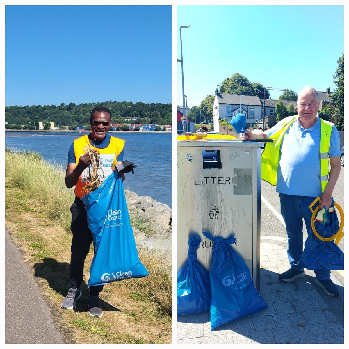 CleanCoasts's tweet image. A super effort from the Blackrock CleanUp Group ๐
10 volunteers and 11 bags of litter collected, all on one of the hottest days of the year!
Well done guys ๐
#CleanCoasts #VolunteerAppreciation
