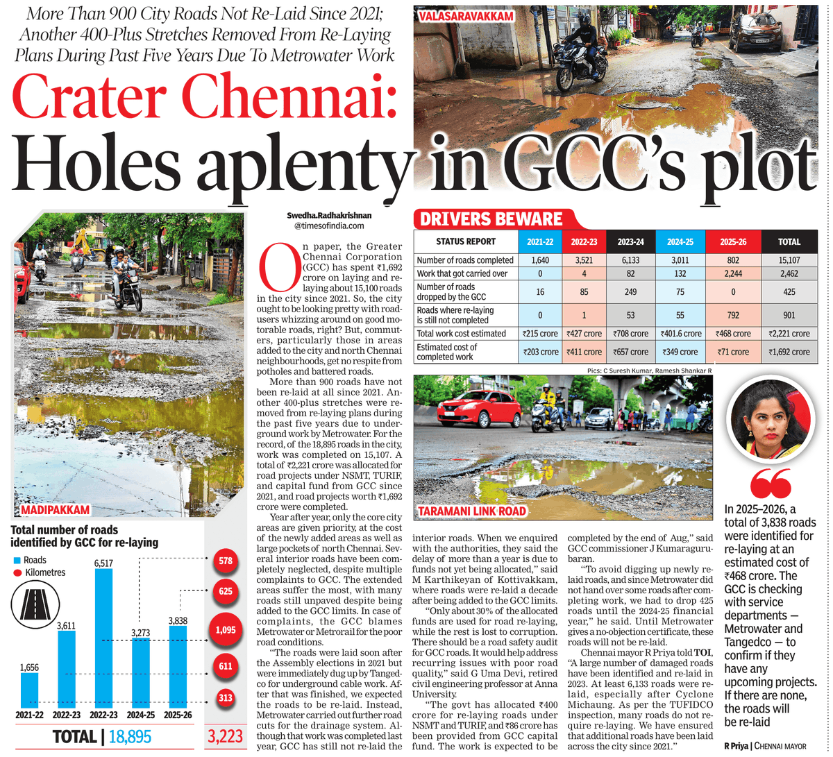 BalajiGopalanCH's tweet image. ZO11 #Valasaravaskkam

For every 500m of most roads, we can undoubtedly see the #CMWSSB problem mentioned below. Every official is aware of these issues. இனி  எந்த உயர் அதிகாரி நினைச்சாலும் இத எல்லாம் மாத்துறது ரொம்ப கஷ்டம்.

To:
@Chief_Secy_TN
@CMOTamilnadu
@CHN_Metro_Water