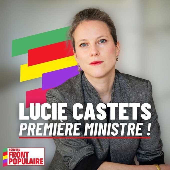 2SGChevalier's tweet image. Un an déjà que Lucie #Castets est à Matignon. Sous sa direction éclairée, la dette a fondue, les salaires ont augmenté de 25%, les petits délinquants dûment sermonnés ont retrouvé le droit chemin, le réchauffement climatique a brutalement disparu, on a trouvé pour les…